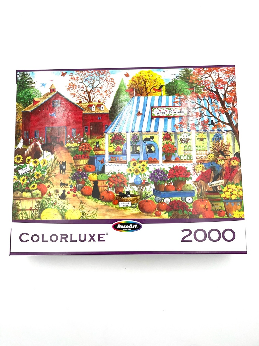 Colorluxe 2000-Piece Puzzle - Farmers Market